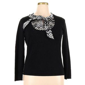 Ann Taylor long sleeve sweater black XL